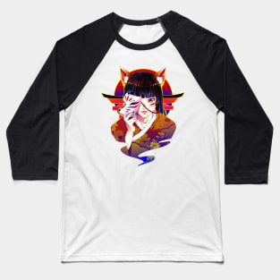 Anime Inari fox girl Baseball T-Shirt